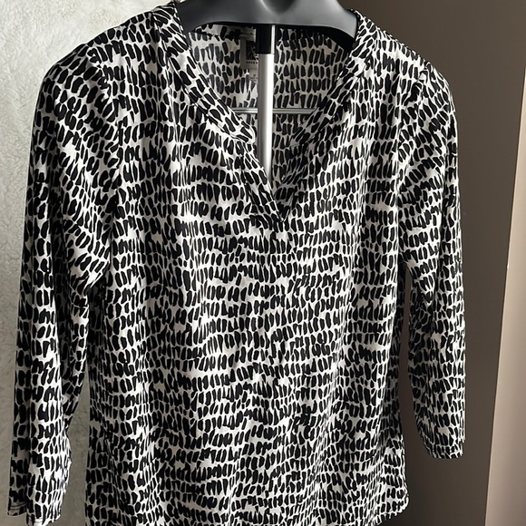 Anne Klein print blouse - Picture 2 of 4
